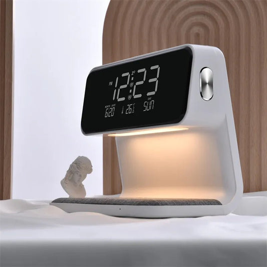 3 in 1 Bedside Lamp Wireless Charging - fanzofa.com